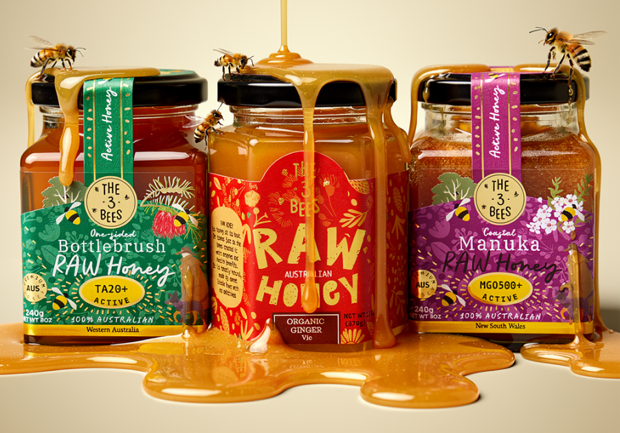 3 Bees Honey